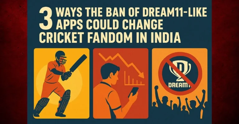 3 ways how the ban on real-money gaming apps like Dream11 could change cricket fandom in India