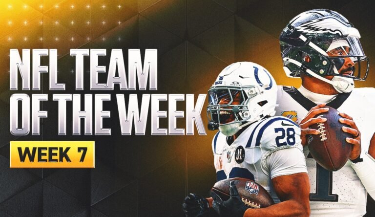 NFL Week 7 Team of the Week: Jalen Hurts and His Star Receiver Make the Cut
