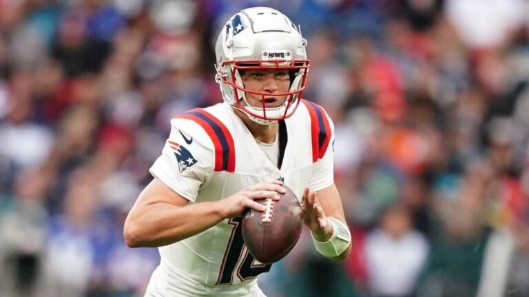 Drake Maye leads Patriots to 10th consecutive win against Giants