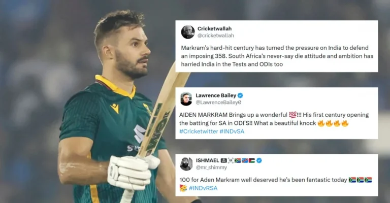 Fans roar in delight as Aiden Markram’s brilliant century keeps South Africa alive in tough chase vs India in Raipur ODI