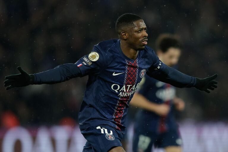 Dembele dazzles to send Parisiens top