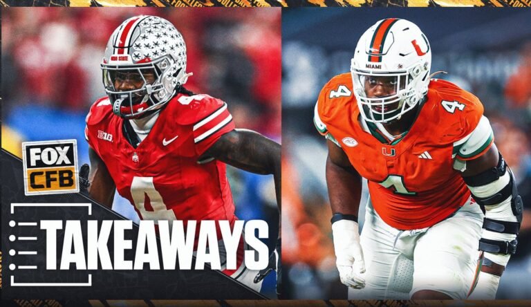 4 Takeaways From Miami’s Cotton Bowl Win Over Ohio State in CFP Quarterfinals