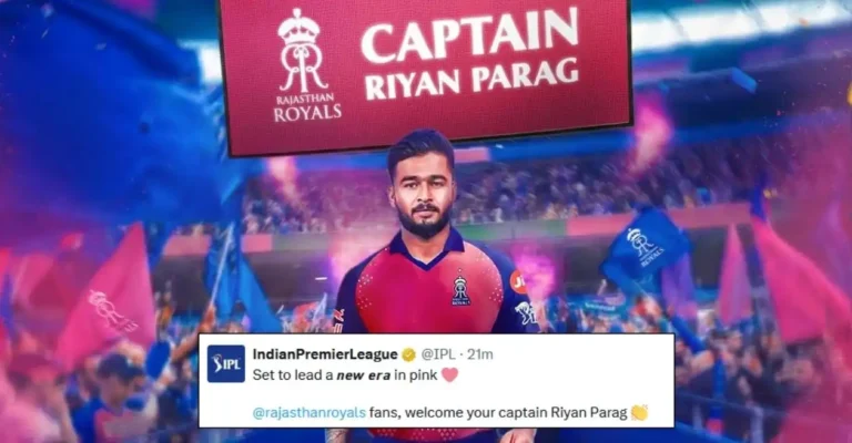 Fans react as Riyan Parag appointed captain of Rajasthan Royals ahead of IPL 2026