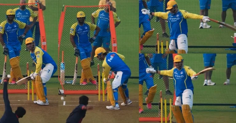 WATCH: MS Dhoni breaks into hilarious dance while signaling wide during CSK practice ahead of IPL 2026