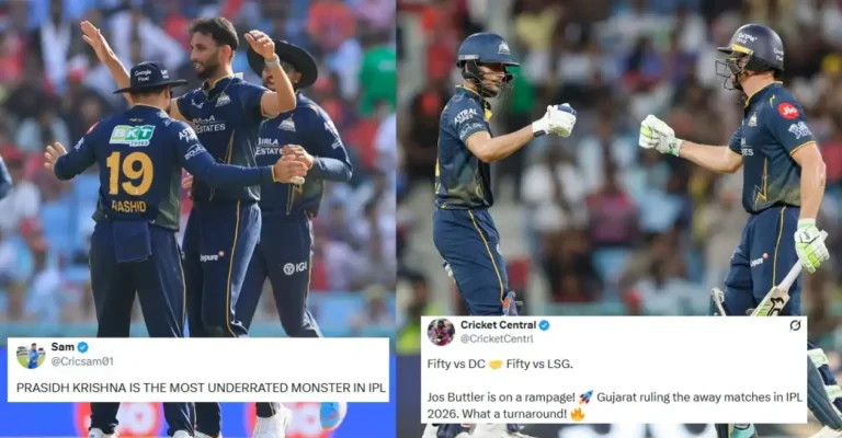 Fans react as Prasidh Krishna, Jos Buttler and Shubman Gill sizzle in GT’s thrilling win over LSG in IPL 2026