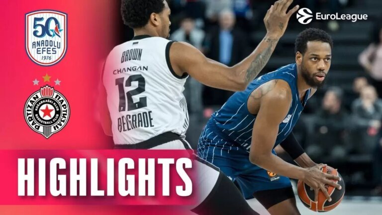 Anadolu Efes beats Partizan in overtime
