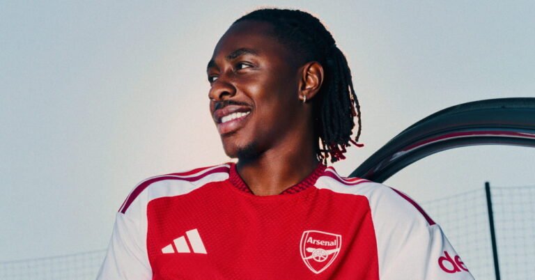 Watch the video and see photos of Premier League winners including Eberechi Eze and Martin Odegaard in new shirt design, cost of jersey, how to buy strip