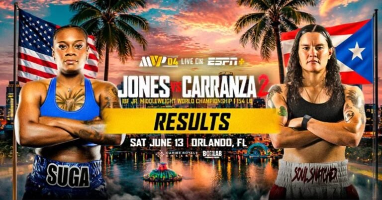MVP: Jones vs. Carranza 2 – Full Results and Highlights
