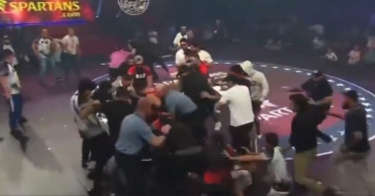 Khamzat Chimaev And Dillon Danis Explode Into Wild Brawl After Wrestling Match