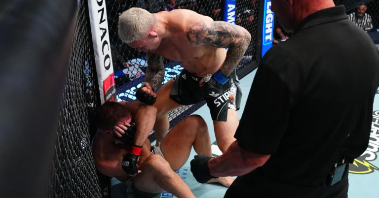 Navajo Stirling Overcomes Early Trouble, Stops Gassed Ion Cutelaba Via TKO In Round 2: UFC Vegas 119 Highlights