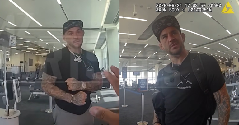 Dustin Poirier Airport Arrest Footage Reveals Heated Confrontation