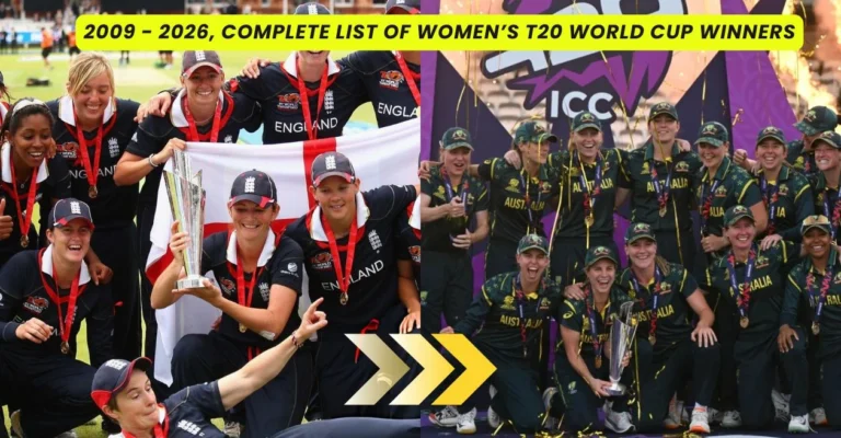 From 2009 to 2026: Complete list of ICC Women’s T20 World Cup winners