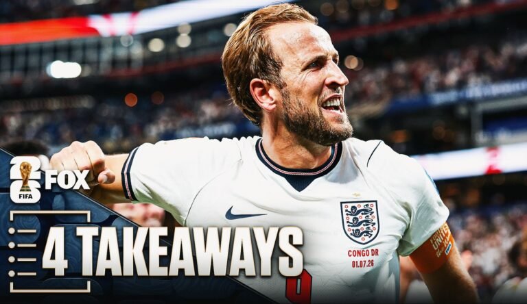 Kanes Comes Through: 4 Takeaways From England’s Nervy Comeback Win vs. DR Congo