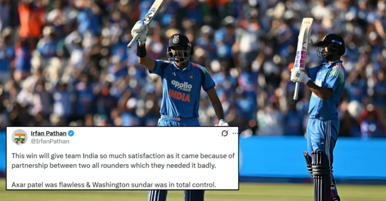 Fans erupt as Axar Patel’s all-round show propels India to emphatic win over England in 1st ODI
