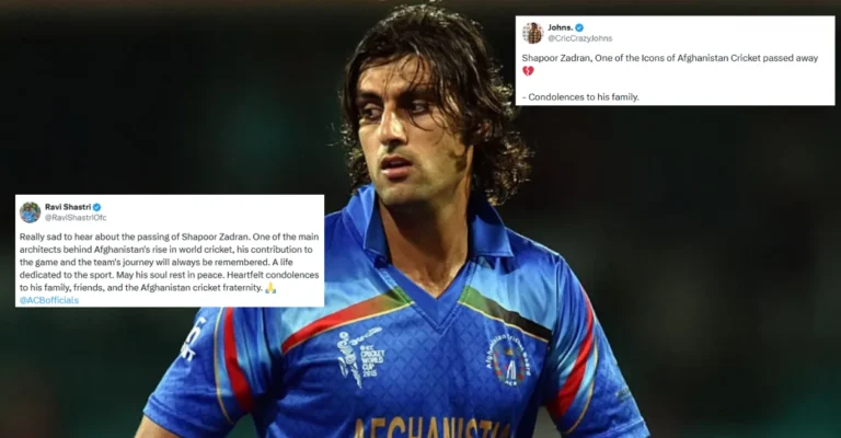 Fans pay heartfelt tribute as former Afghanistan pacer Shapoor Zadran passes away at 38