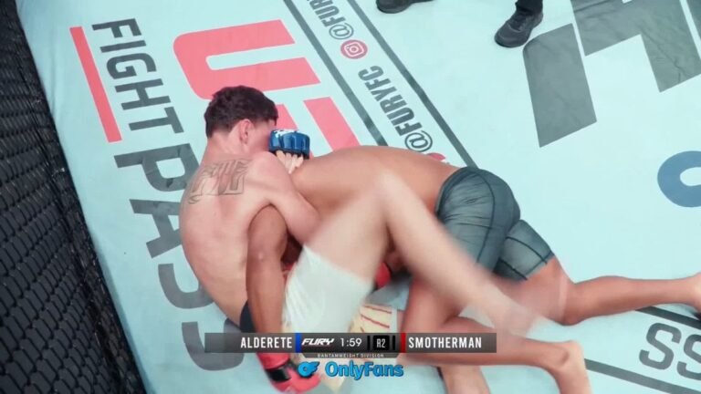 Cameron Smotherman Attempts To Rush The Cage Following Loss At Fury FC 121