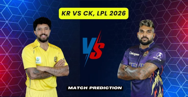 CK vs KR, LPL 2026, Match Prediction: Who will win today’s game between Kandy Royals and Colombo Kaps?