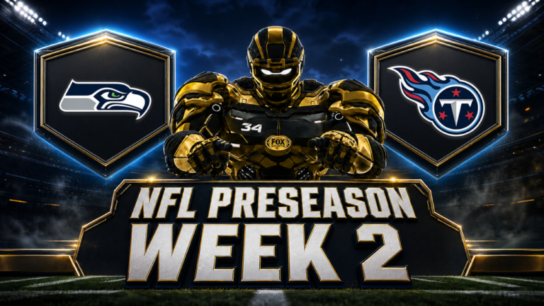 2026 NFL Preseason Week 2 Schedule: Dates, Times, TV Channels, How to Watch