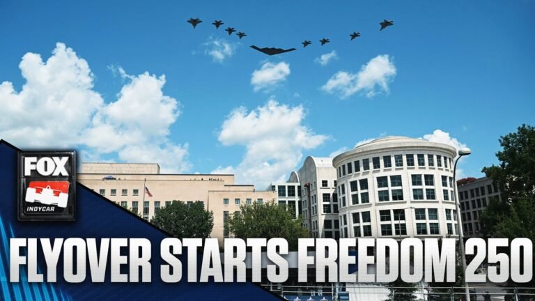 See All 7 Military Flyovers From INDYCAR’s Freedom 250 Grand Prix