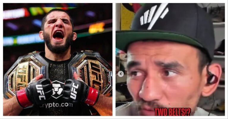 Islam Makhachev Shuts Down Max Holloway’s Two-Belt Criticism With Cheeky Comment