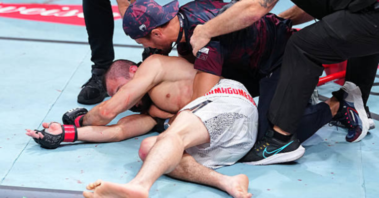 Merab Dvalishvili, Dillon Danis, Islam Makhachev, Jon Jones, Khamzat Chimaev And MMA Stars React To Umar Nurmagomedov’s Brutal KO Loss At UFC Shanghai