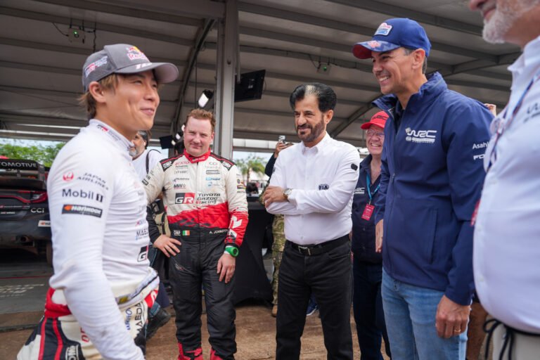 Paraguayan President Santiago Peña and FIA President Mohammed Ben Sualyem Celebrate the Start of a New Era of Rallying in Encarnación