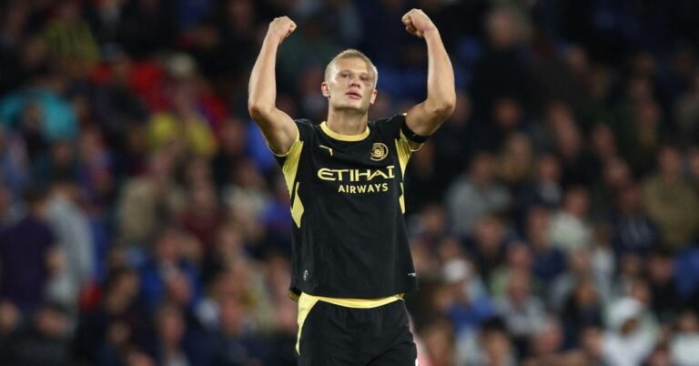 Haaland brace earns winning start in Champions League