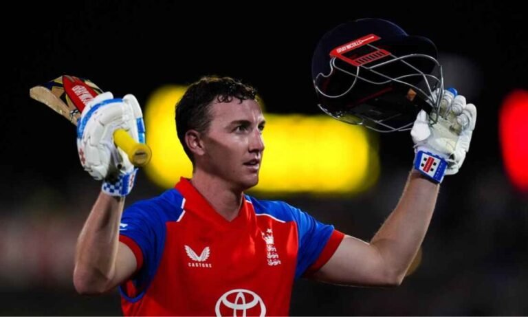 Harry Brook smashes stunning century as England hammer Sri Lanka