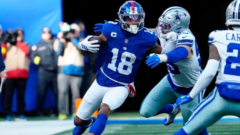 Why the Giants paid $12.75 million to move on from Darius Slayton